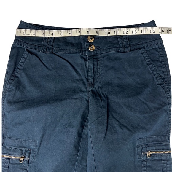 CAbi Navy Cropped Cargo Pants Women’s  Sz: 4 - Picture 8 of 13